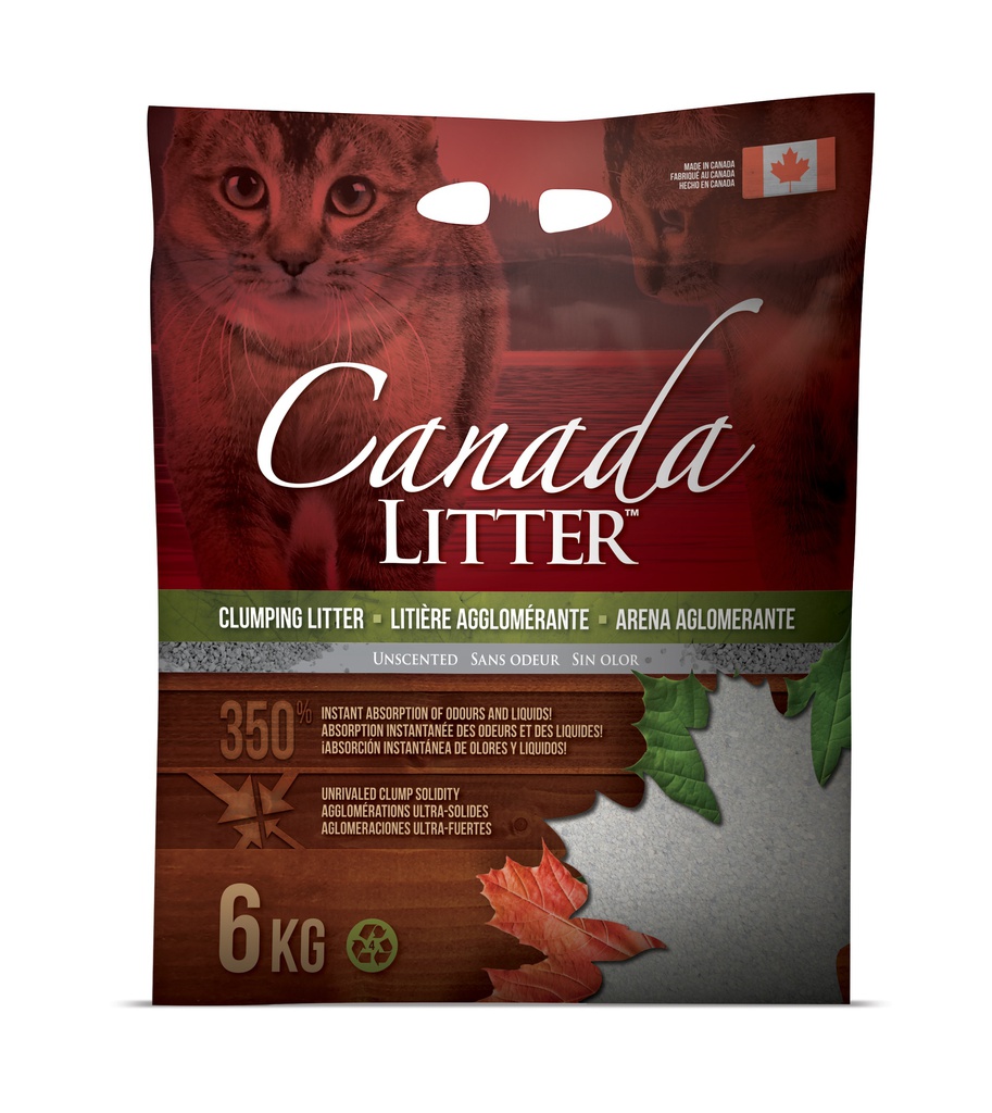 Canada Litter Unscented 6 Kg Front